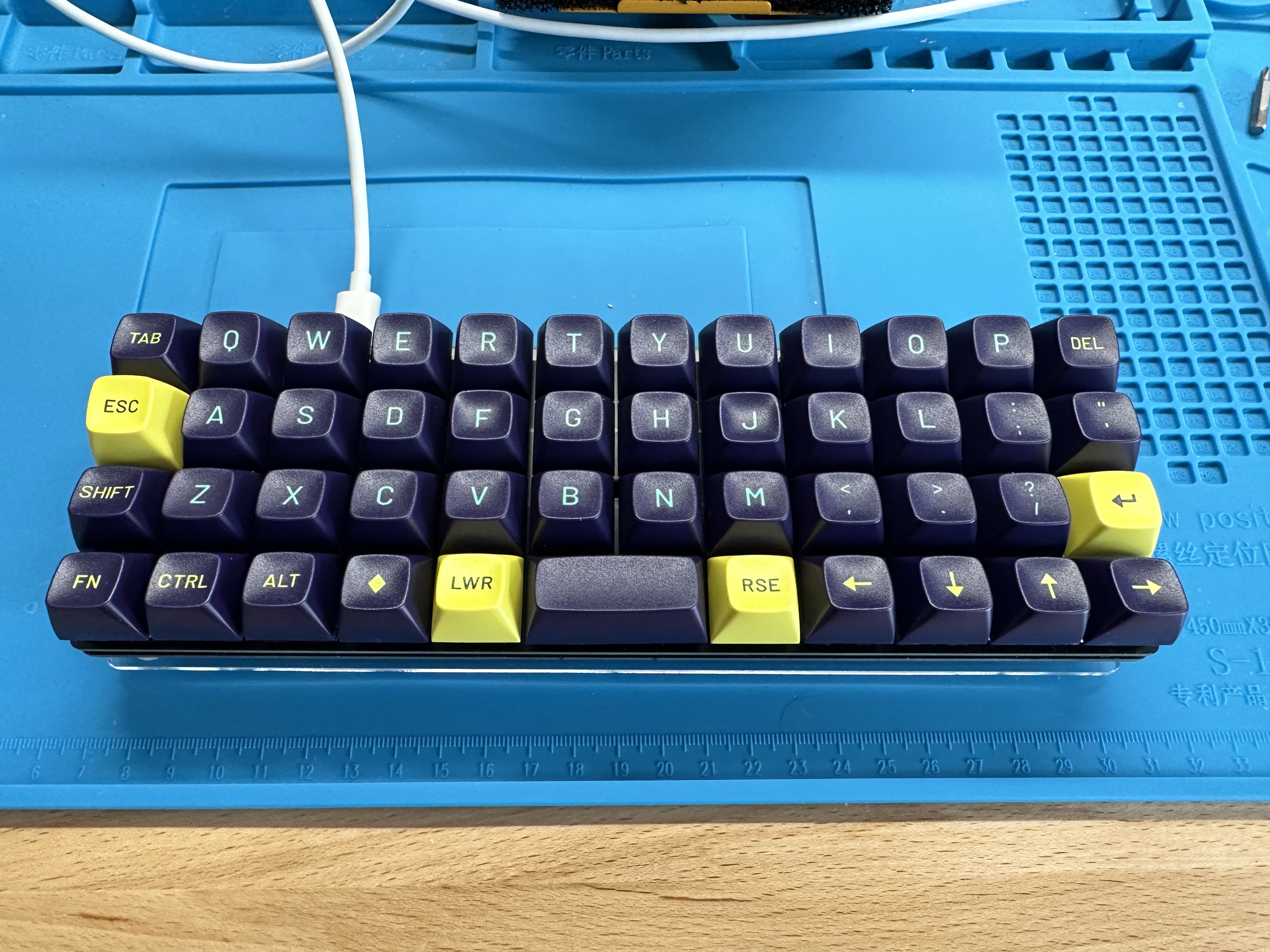 Cyberdeck Keyboard Assembled
